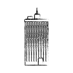 Urban city tower icon vector illustration graphic design