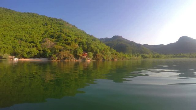 Lake Skadar. Montenegro