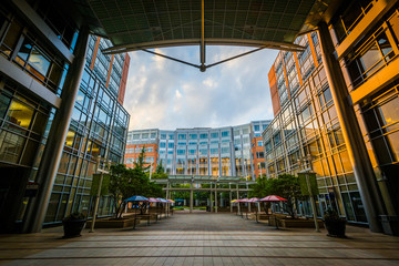 Modern building at Johnson & Wales University, in Charlotte, Nor