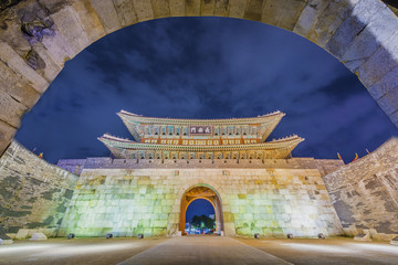  Hwaseong fortress Suwon,South Korea.