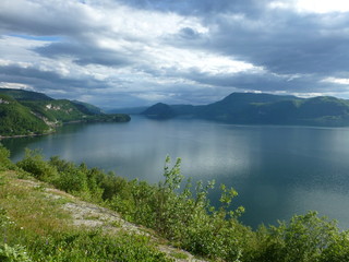 Fototapeta premium Landschaft in Norwegen Nordcap