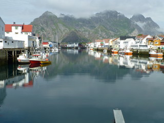 Fototapeta na wymiar Landschaft in Norwegen Nordcap