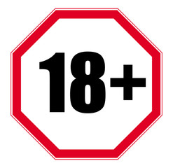 Only 18+ vector