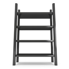 Storage stack. 3D render isolated on white. Platform or Stand Illustration. Template for Object Presentation.