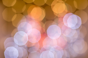 Bokeh con dorados