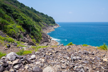 Sea view in a relax mood on a holiday in Koh Tachai, Phangnga , Thailand