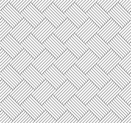 Vector seamless pattern. Modern stylish texture. Monochrome geometric pattern with rectangular tiles.