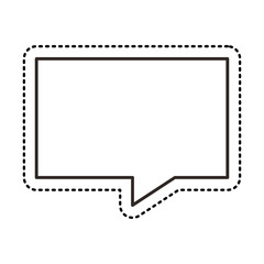 speech bubble message isolated icon vector illustration design