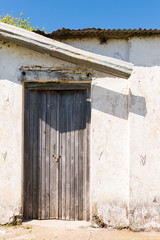 Old doorway at Cuñapiru dam, Rivera, Uruguay
