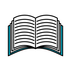 text book library isolated icon vector illustration design