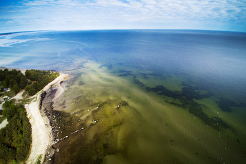 Cape of Mersrags, Baltic sea , Latvia.