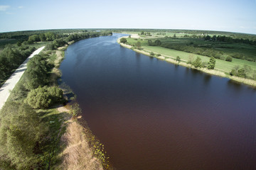 Lielupe river, Latvia.