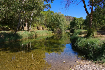 Fluss La Sals im Süden Frankreichs - river La Sals in southern France