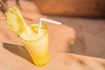 Fresh pineapple juice