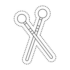 timbal tropical instrument icon vector illustration design