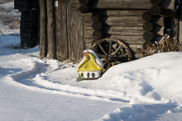 Naklejka premium Winter in Ukraine