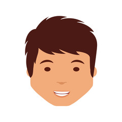 young man avatar character vector illustration design