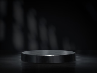 Product showcase spotlight background.3D rendering
