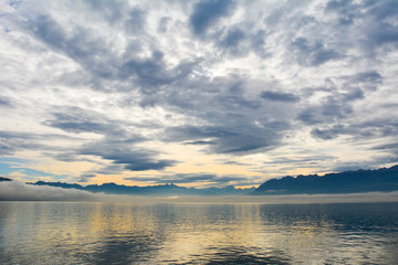 Sea and Sunrise Sky