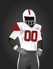 American football player