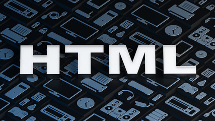 HTML acronym (HyperText Markup Language)