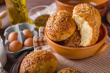 Homemade cheese buns