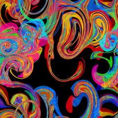 Obraz premium Crazy seamless pattern 1