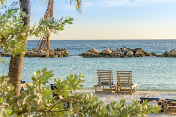 Front row seats by the sea in Curacao