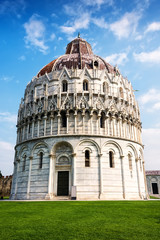 Fototapeta premium The Pisa Baptistry of St. John in Pisa