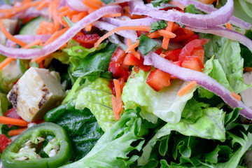 Salad Banh mi with chicken. Instagram Style.