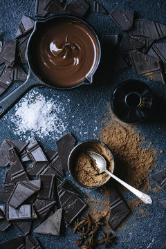 Making assorted chocolate 