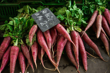 vegetables on the market