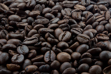 Background of coffee beans