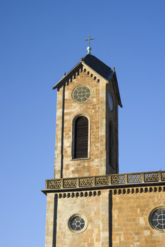 Unterbarmer Hauptkirche Kirchturm li