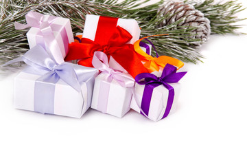 Gifts under the Christmas tree