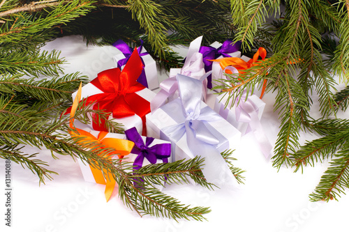 &quot;Gifts under the Christmas tree&quot; Stock photo and royalty-free images on