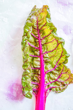 Swiss chard leaf and stem 