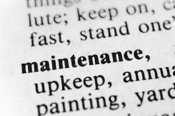 Maintenance