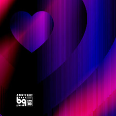 Background heart for design abstract