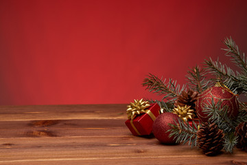 Chrismas and New Year background.