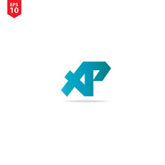 Initial Letter AP Linked Design Logo