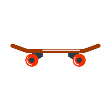 Skateboard board vector isolated