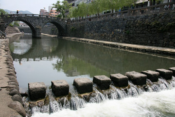 Spectacles Bridge, Nagasaki, Japan, Asia