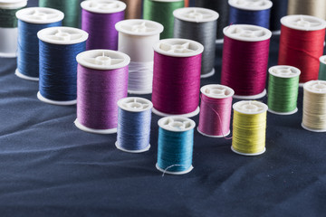 basted dress tailored.sewing threads