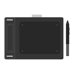 Graphics tablet vector illustration