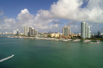 Aerial image Miami Beach Marina