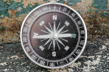 Fototapeta na wymiar old classic compass