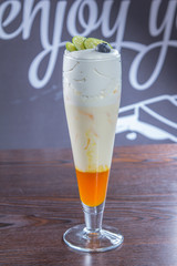 colorful cold drinks