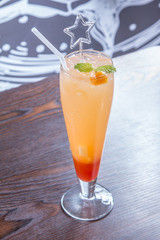 colorful cold drinks