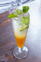 colorful cold drinks